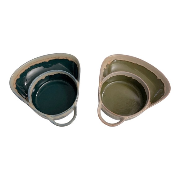 Set of 2 LTD Commodities
Stoneware Drip Glaze Soup & Cracker Bowl Chip Dip Dish - Picture 6 of 16